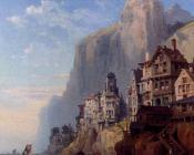 Rowing Out At A Coastal Town - 小查尔斯·厄弗拉西·库瓦塞格